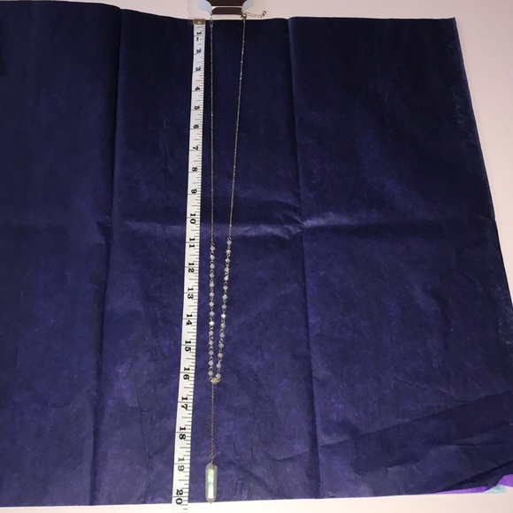 Crystal Stone Necklace with Beading - Picture 7 of 7